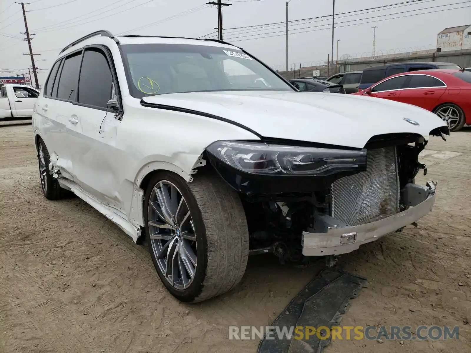 1 Photograph of a damaged car 5UXCX4C52KLS36687 BMW X7 XDRIVE5 2019