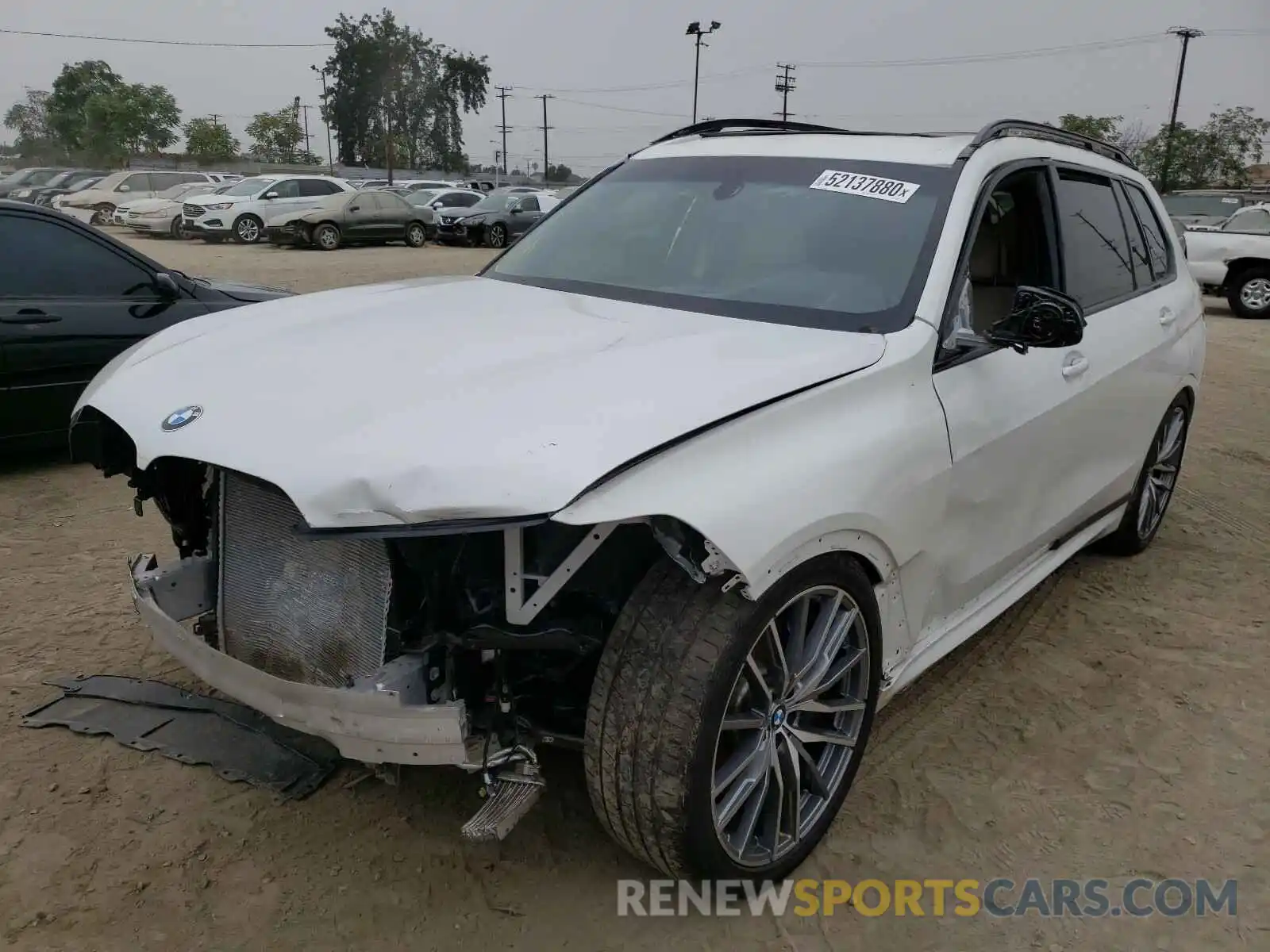 2 Photograph of a damaged car 5UXCX4C52KLS36687 BMW X7 XDRIVE5 2019