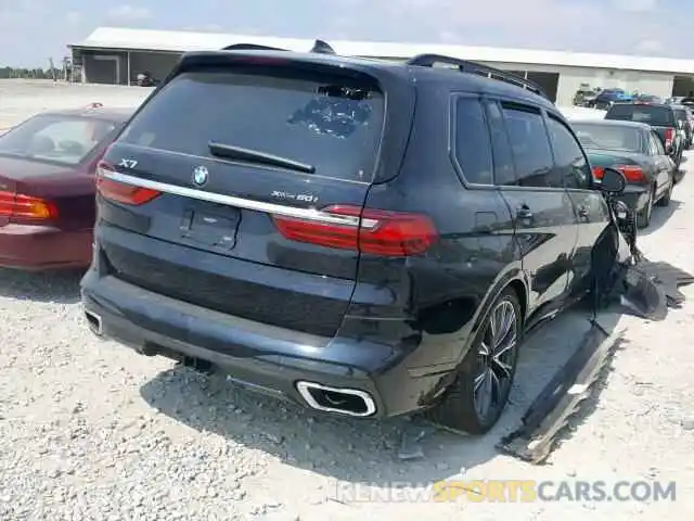 4 Photograph of a damaged car 5UXCX4C54KLS37663 BMW X7 XDRIVE5 2019