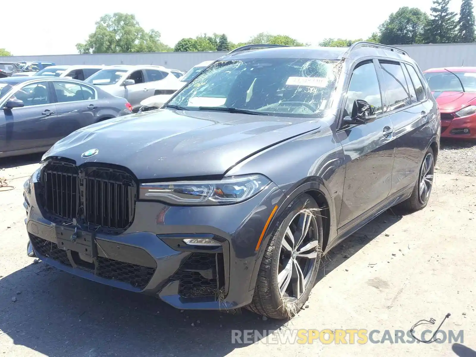 2 Фотография поврежденного автомобиля 5UXCX4C55KLS36621 BMW X7 XDRIVE5 2019