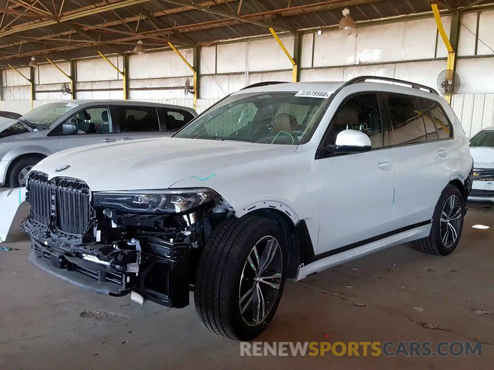 2 Фотография поврежденного автомобиля 5UXCX4C55KLS37820 BMW X7 XDRIVE5 2019