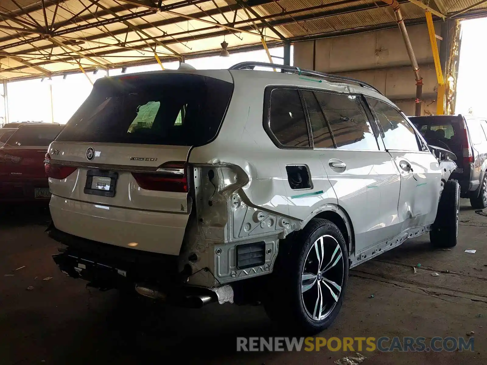 4 Фотография поврежденного автомобиля 5UXCX4C55KLS37820 BMW X7 XDRIVE5 2019