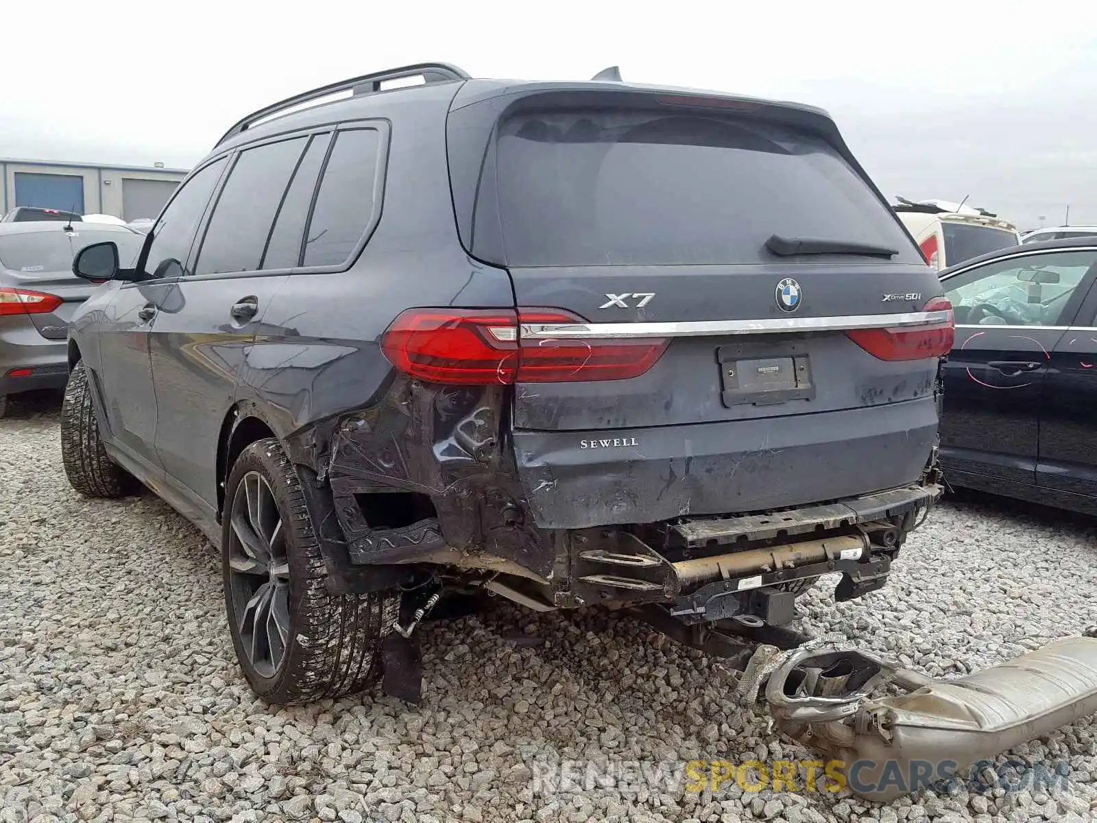 3 Фотография поврежденного автомобиля 5UXCX4C56KLS39155 BMW X7 XDRIVE5 2019