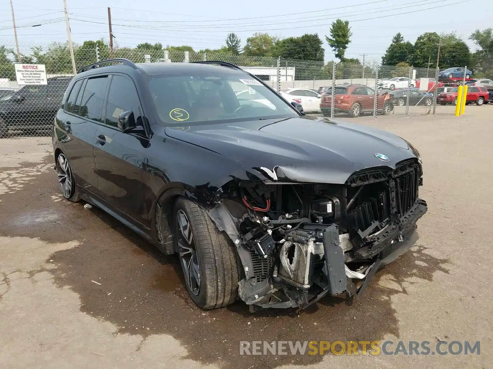 1 Photograph of a damaged car 5UXCX4C57KLB40198 BMW X7 XDRIVE5 2019