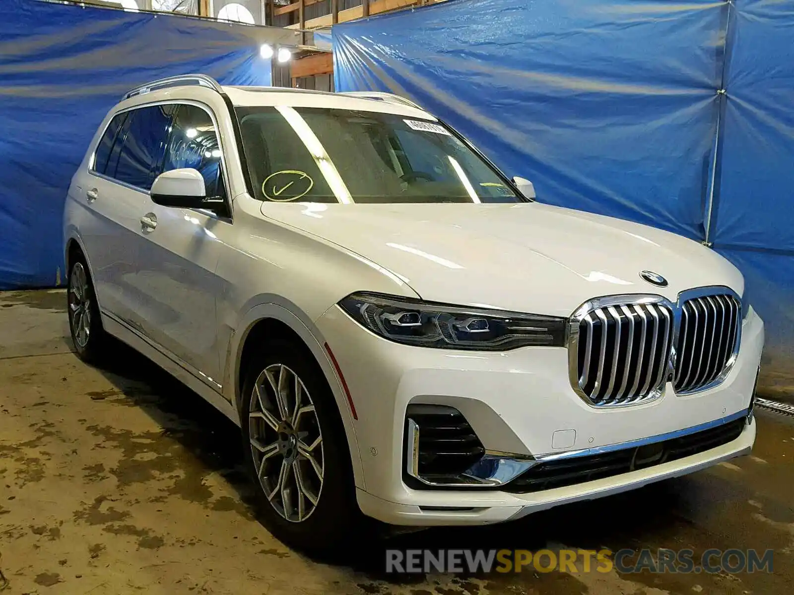 1 Photograph of a damaged car 5UXCX4C5XKLS36128 BMW X7 XDRIVE5 2019