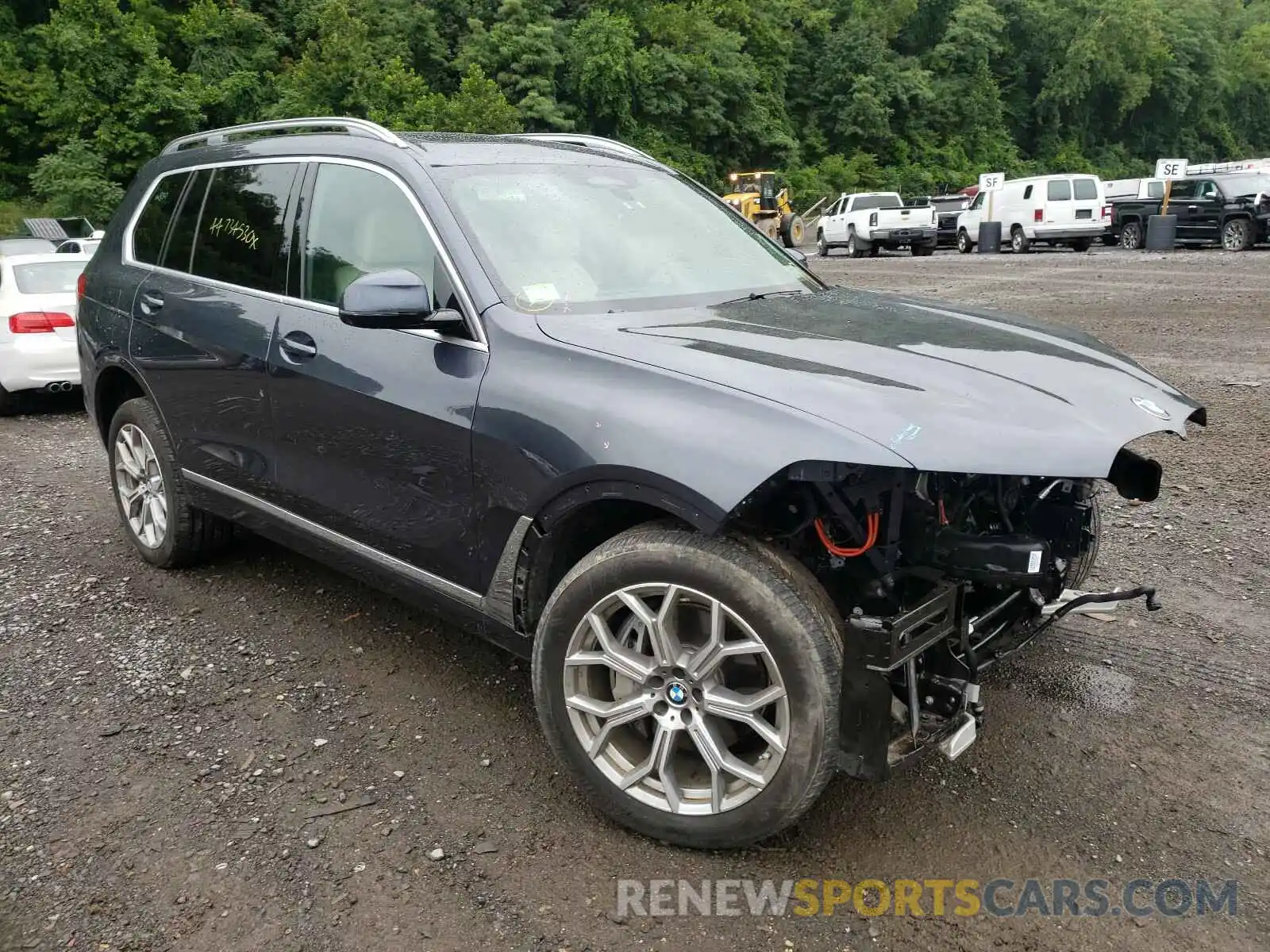 1 Photograph of a damaged car 5UXCX4C5XKLS38347 BMW X7 XDRIVE5 2019