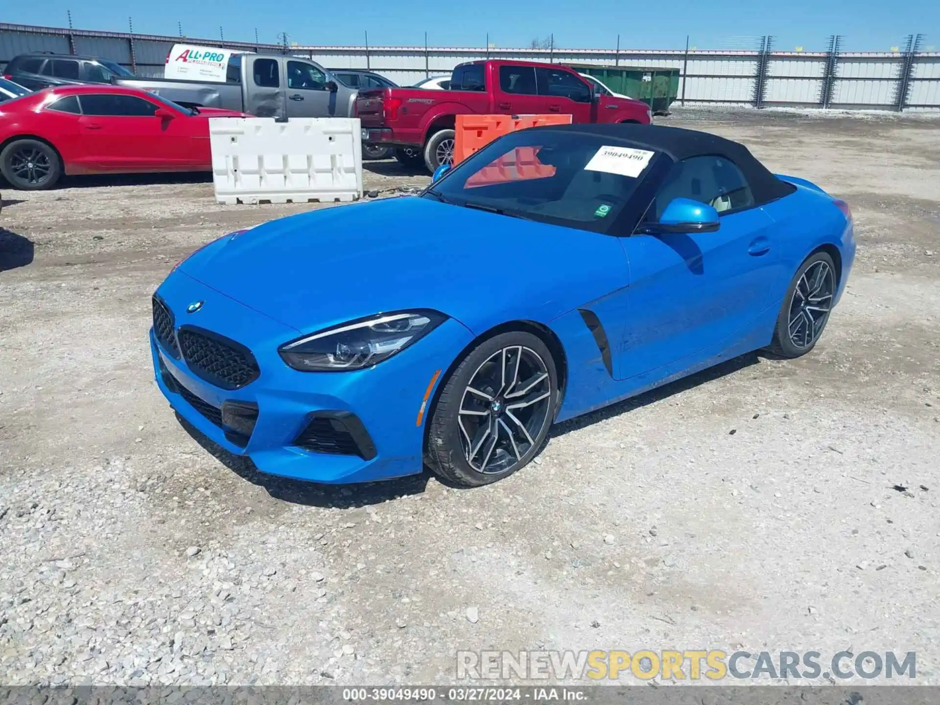 2 Photograph of a damaged car WBAHF3C52KWW22459 BMW Z4 2019