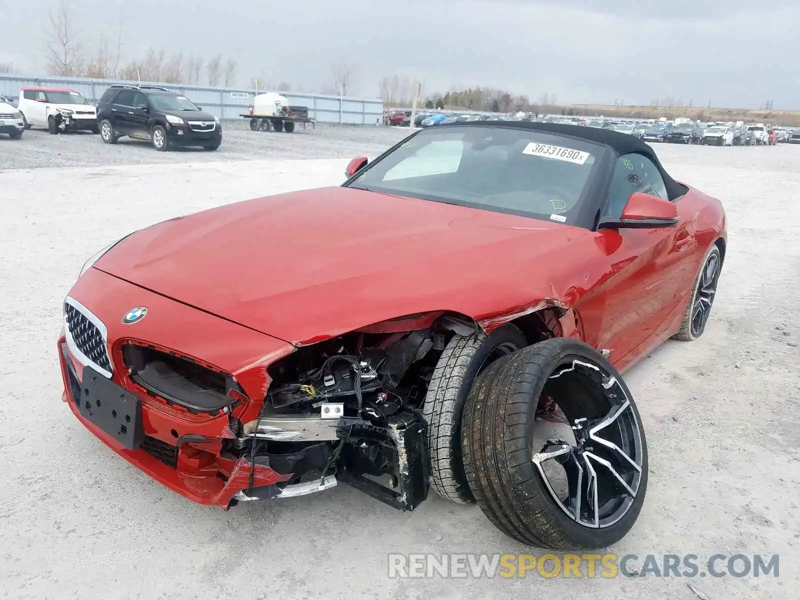 2 Photograph of a damaged car WBAHF3C53KWW51162 BMW Z4 2019