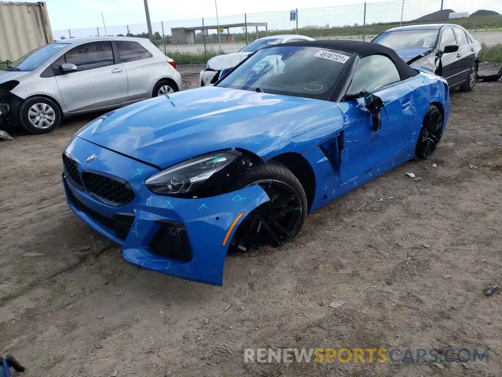 2 Photograph of a damaged car WBAHF3C55KWW40535 BMW Z4 2019