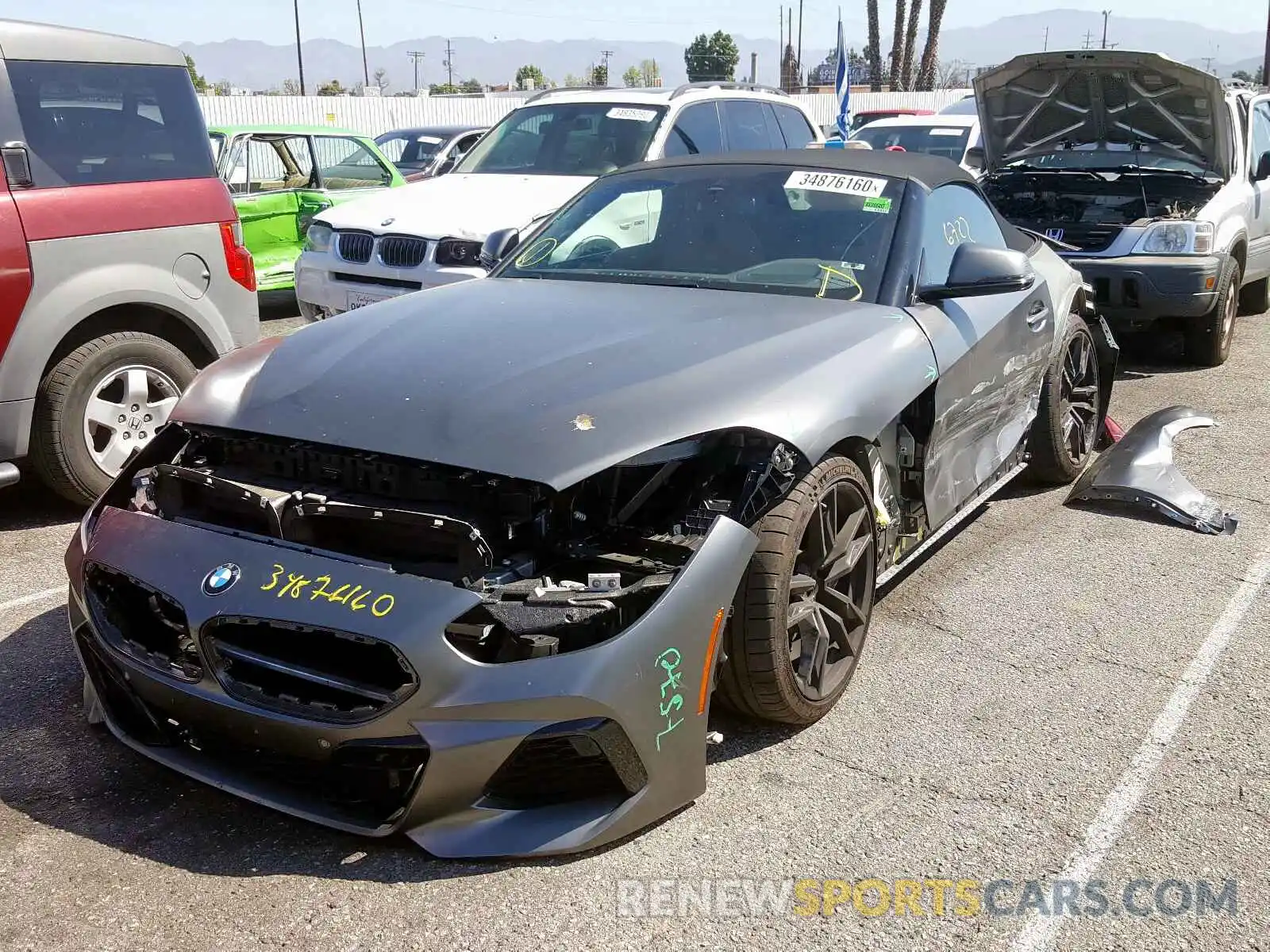 2 Photograph of a damaged car WBAHF3C59KWW35144 BMW Z4 2019