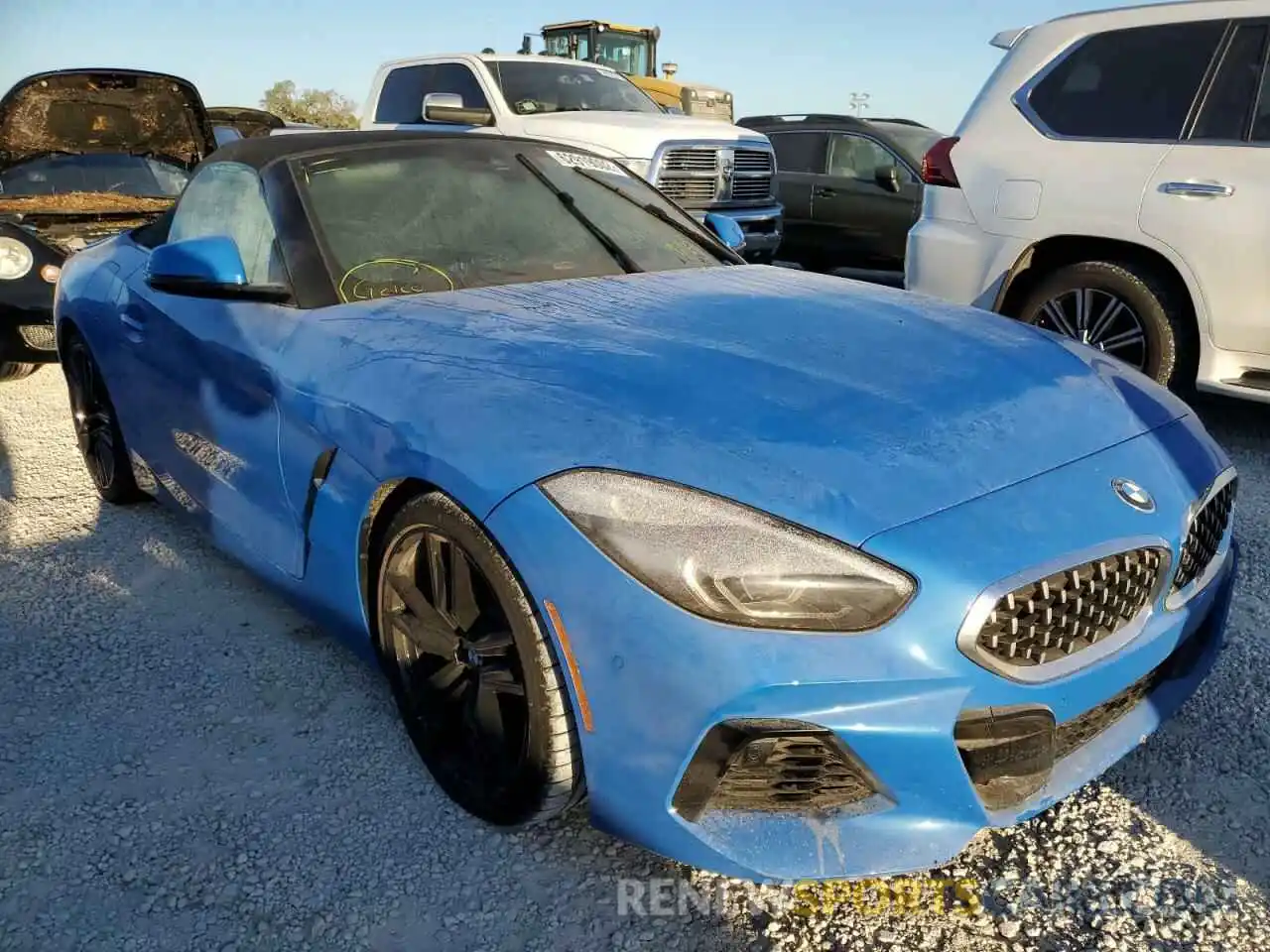 1 Photograph of a damaged car WBAHF3C59KWW46158 BMW Z4 2019