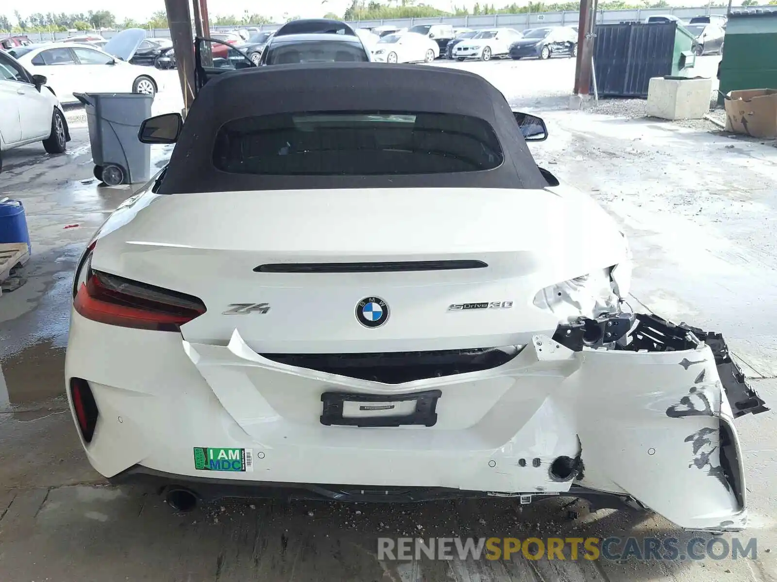 6 Photograph of a damaged car WBAHF3C59KWW46189 BMW Z4 2019