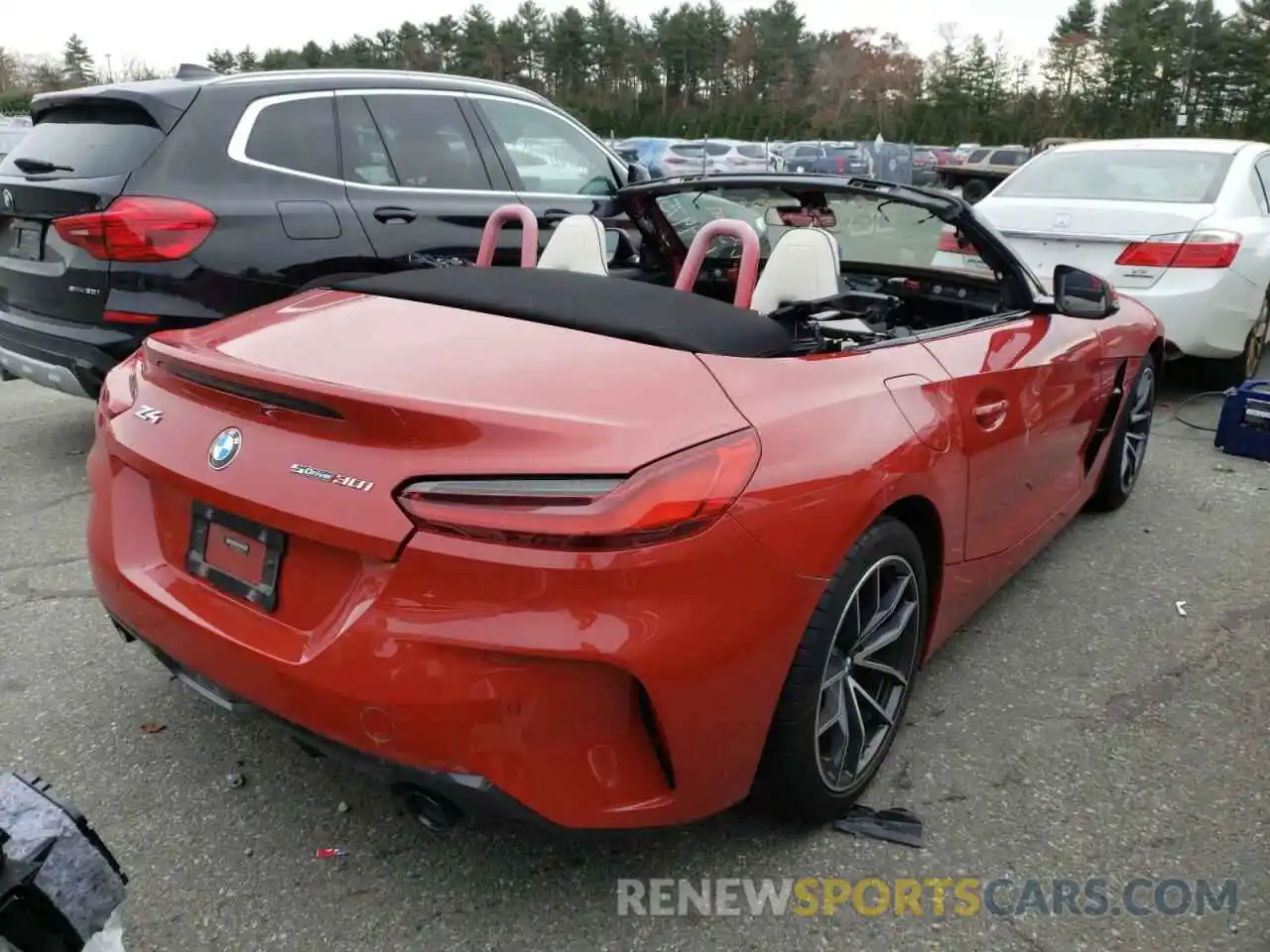 4 Photograph of a damaged car WBAHF3C5XKWW26288 BMW Z4 2019