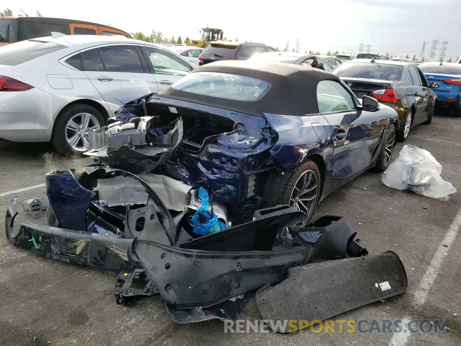 4 Photograph of a damaged car WBAHF3C01LWW67379 BMW Z4 2020