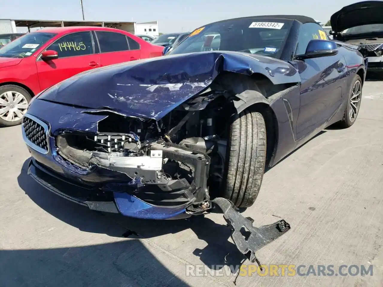 2 Photograph of a damaged car WBAHF3C03LWW78061 BMW Z4 2020