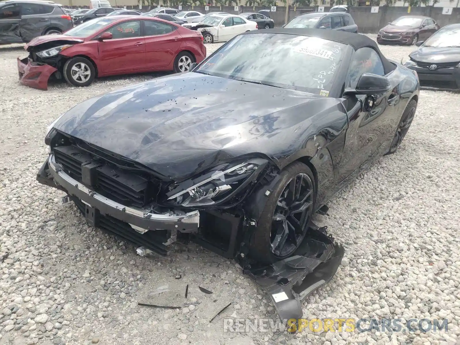 2 Photograph of a damaged car WBAHF3C08LWW84762 BMW Z4 2020