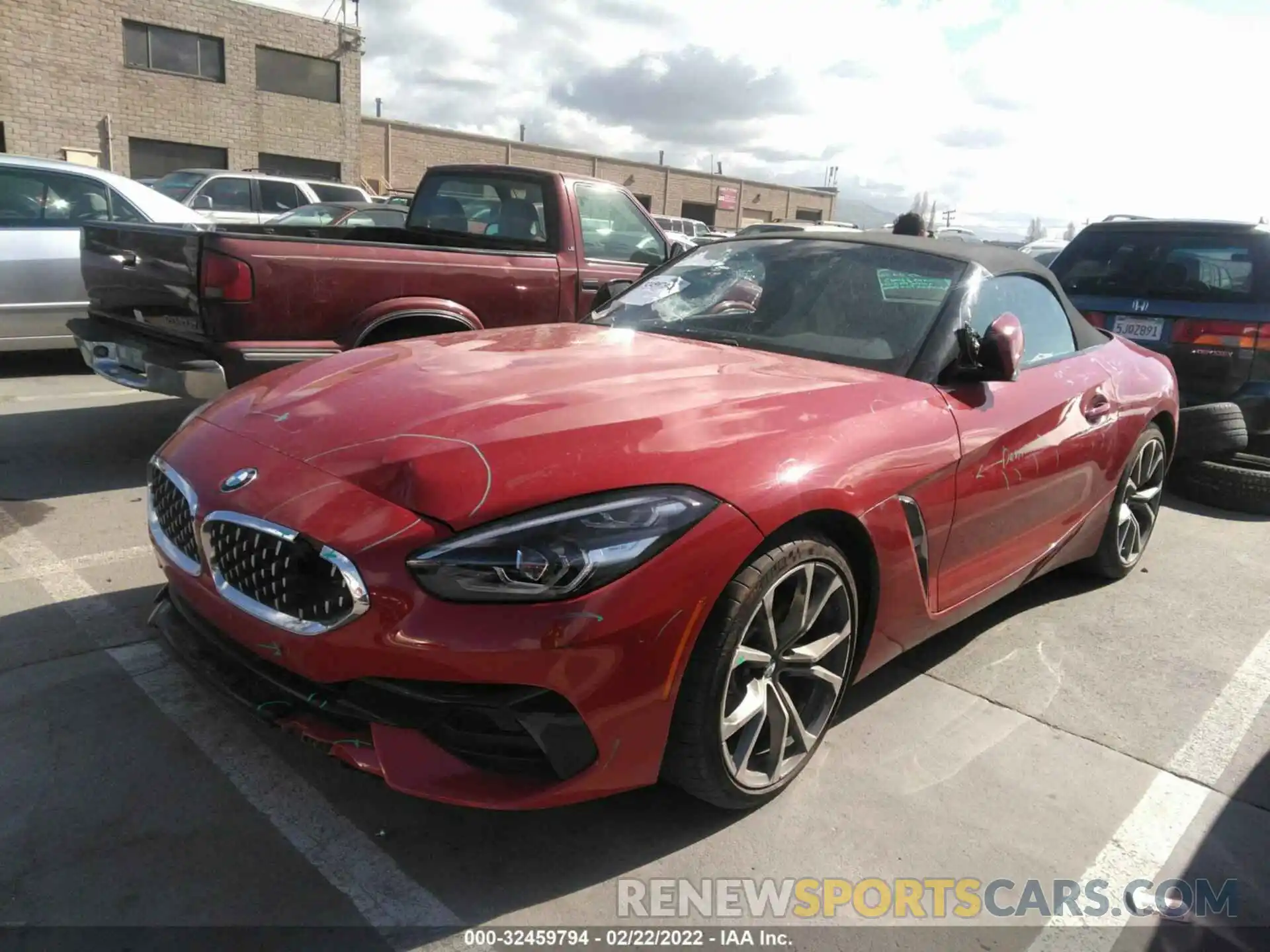 2 Photograph of a damaged car WBAHF3C0XLWW73021 BMW Z4 2020