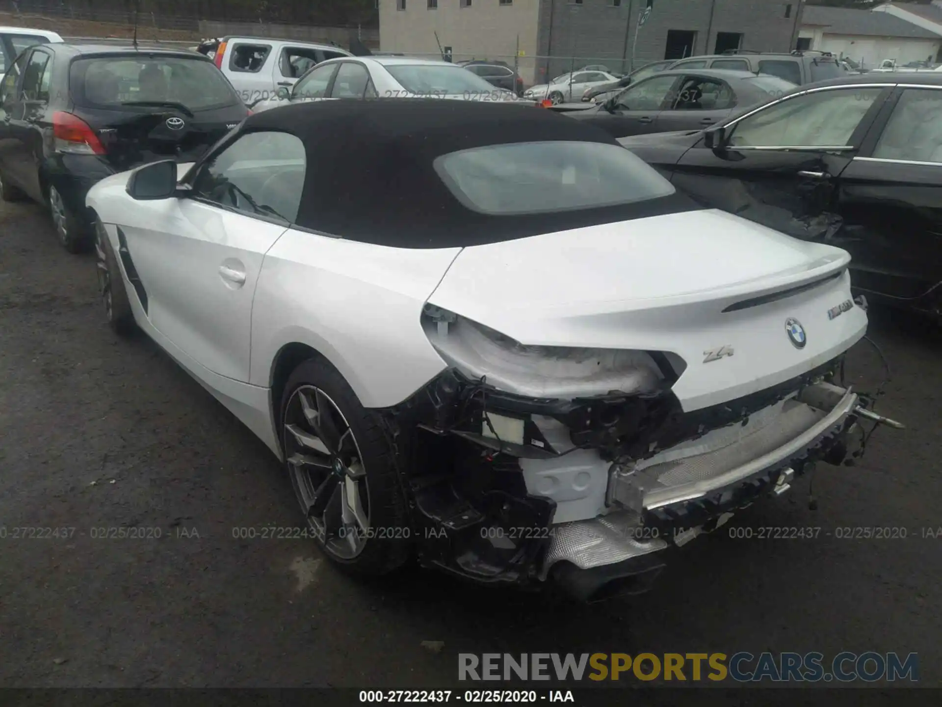 3 Photograph of a damaged car WBAHF9C01LWW33297 BMW Z4 2020