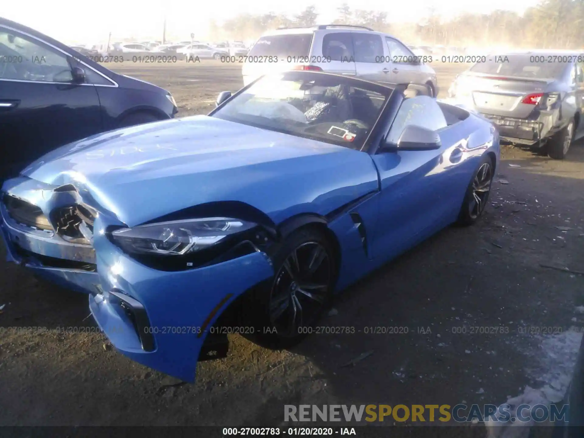 2 Фотография поврежденного автомобиля WBAHF9C01LWW35955 BMW Z4 2020