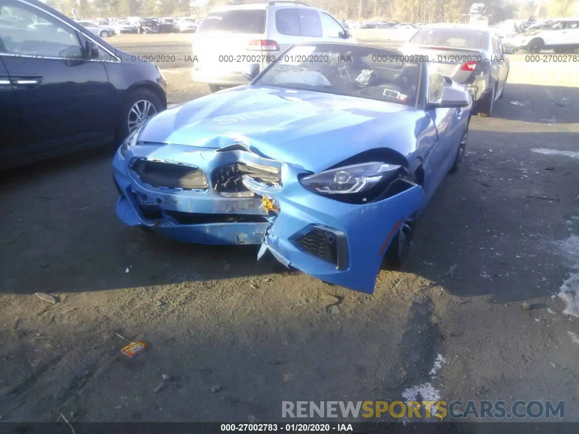 6 Фотография поврежденного автомобиля WBAHF9C01LWW35955 BMW Z4 2020