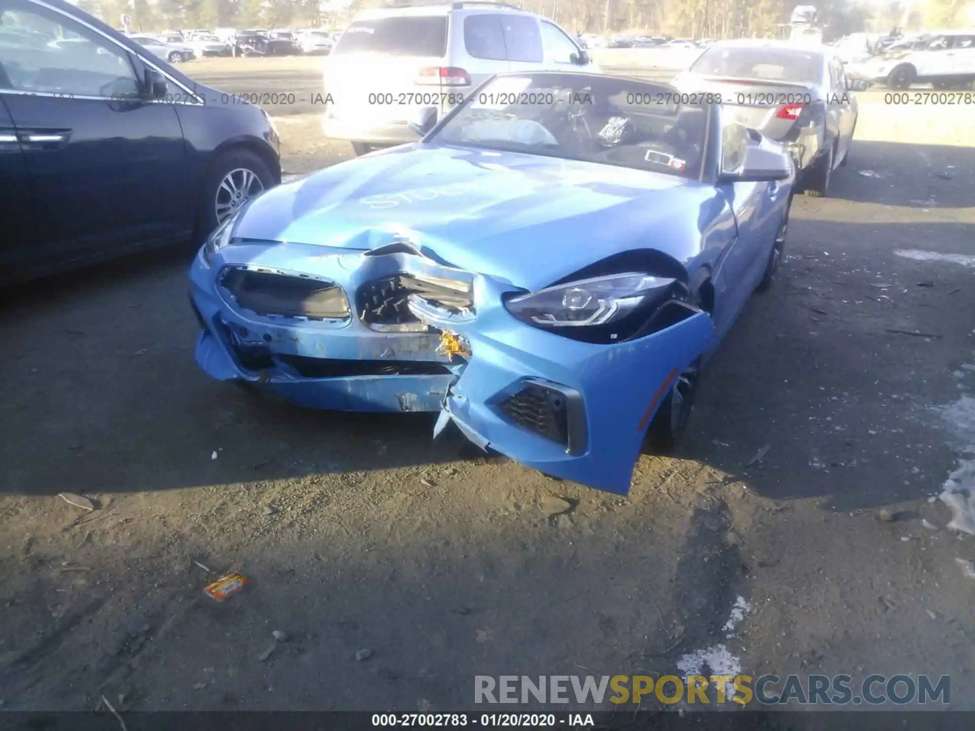 6 Photograph of a damaged car WBAHF9C01LWW35955 BMW Z4 2020