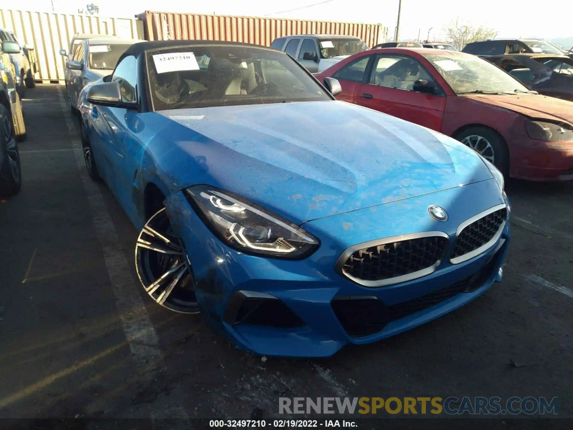 1 Photograph of a damaged car WBAHF9C02LWW38024 BMW Z4 2020