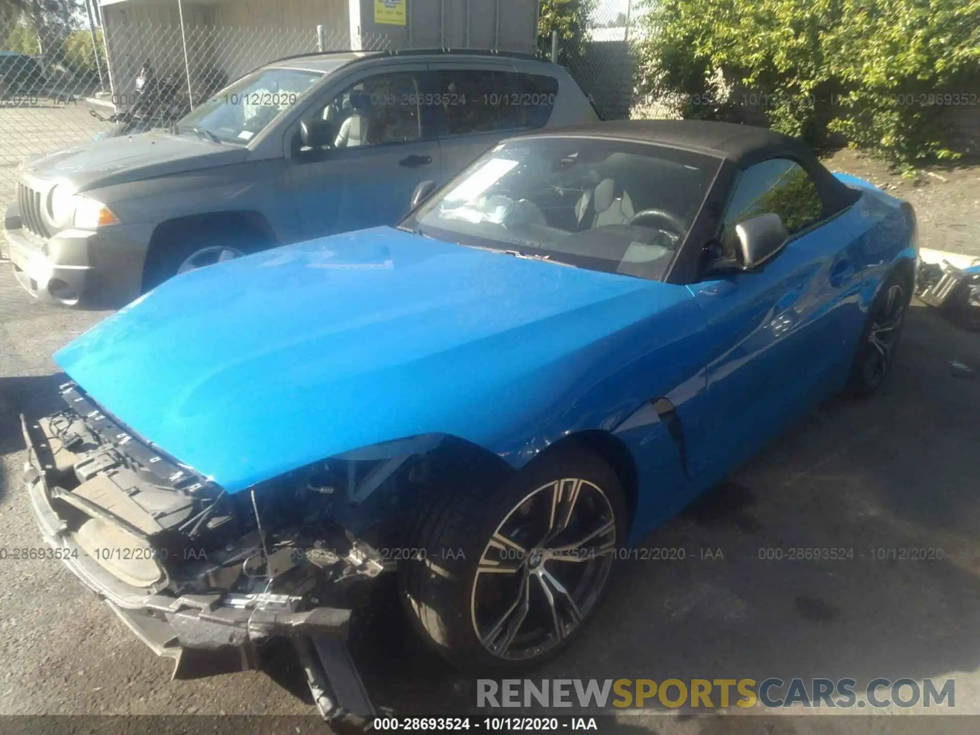 2 Photograph of a damaged car WBAHF9C02LWW39514 BMW Z4 2020