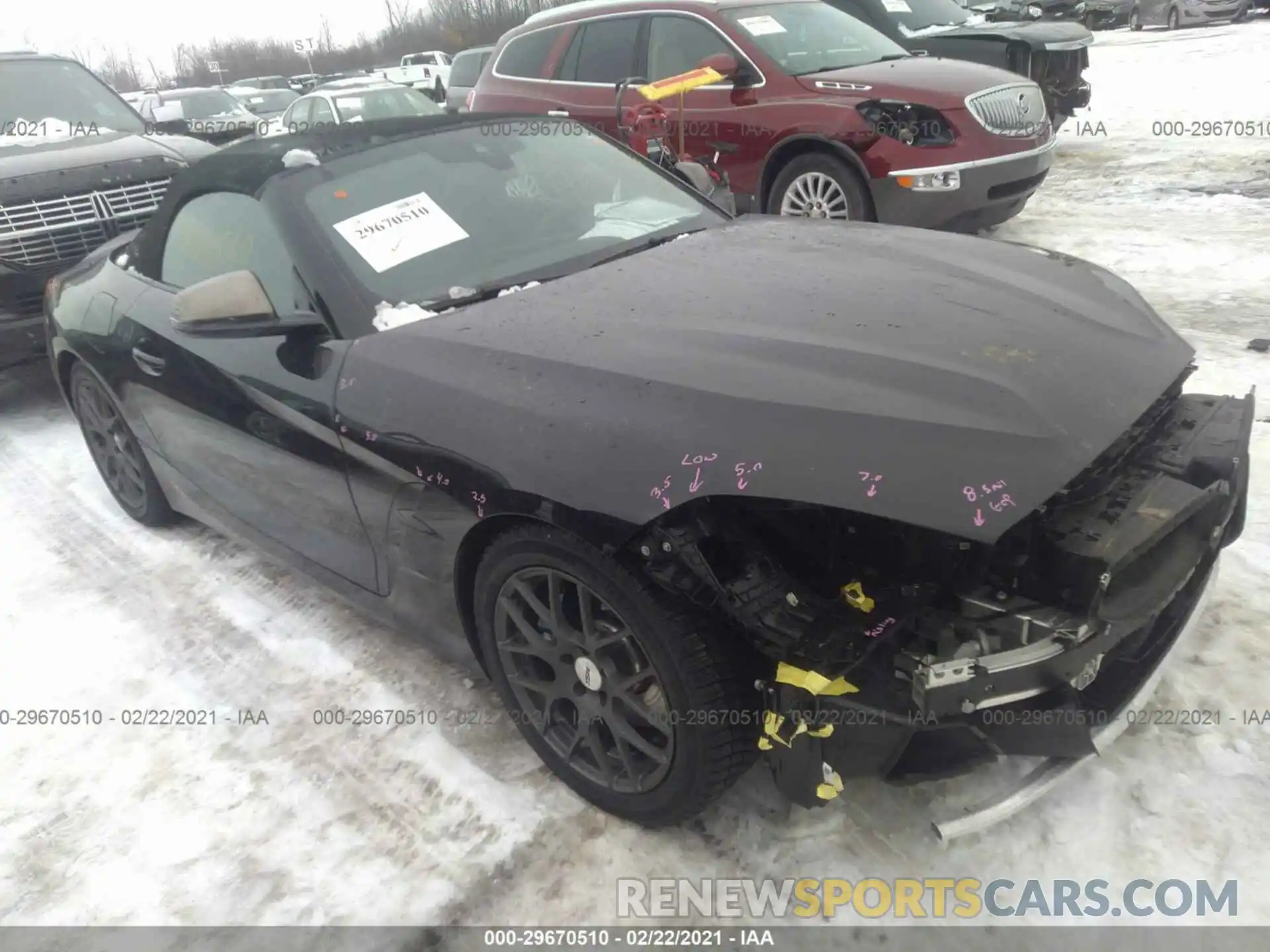 1 Photograph of a damaged car WBAHF9C02LWW55339 BMW Z4 2020