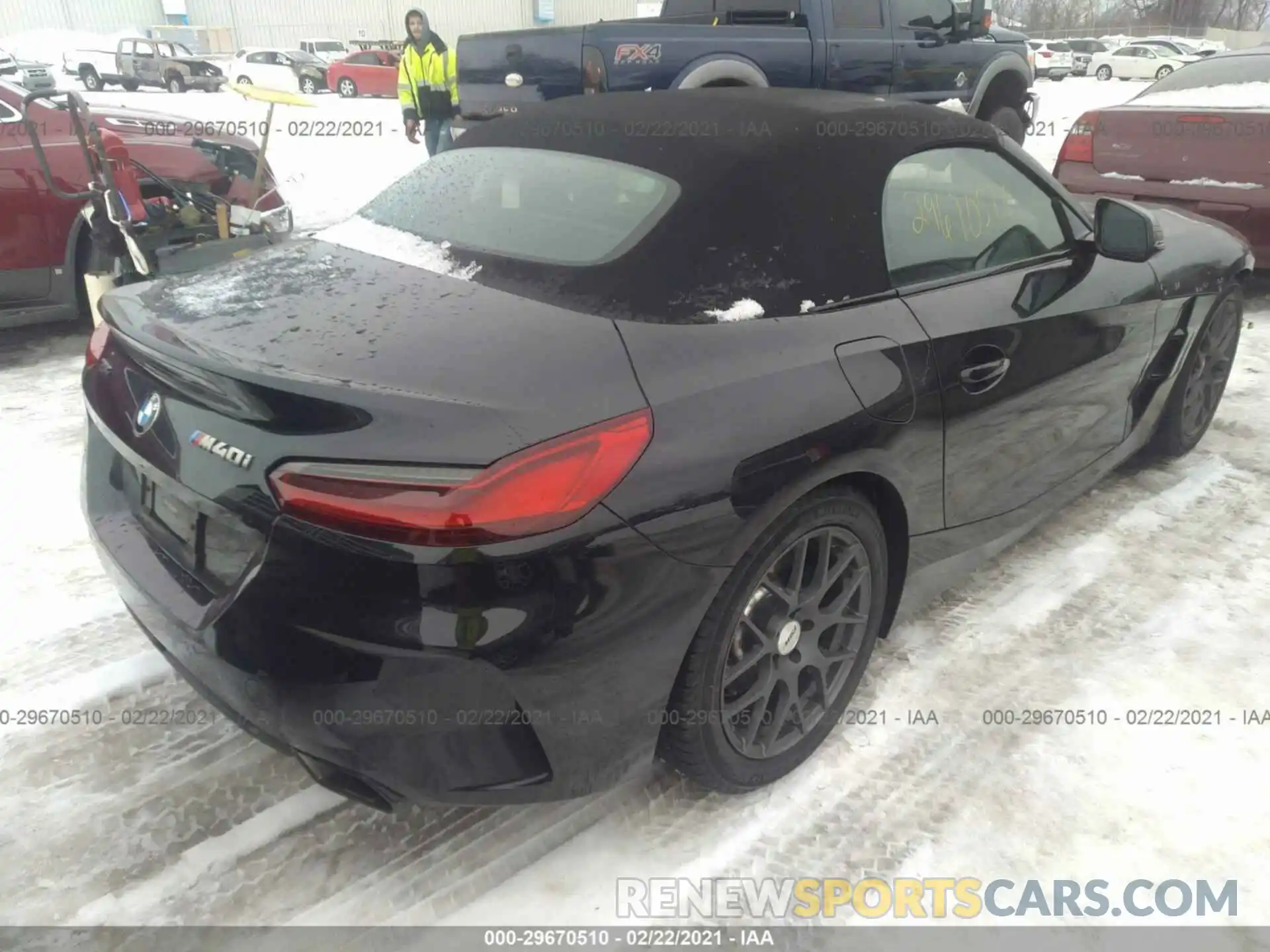 4 Фотография поврежденного автомобиля WBAHF9C02LWW55339 BMW Z4 2020