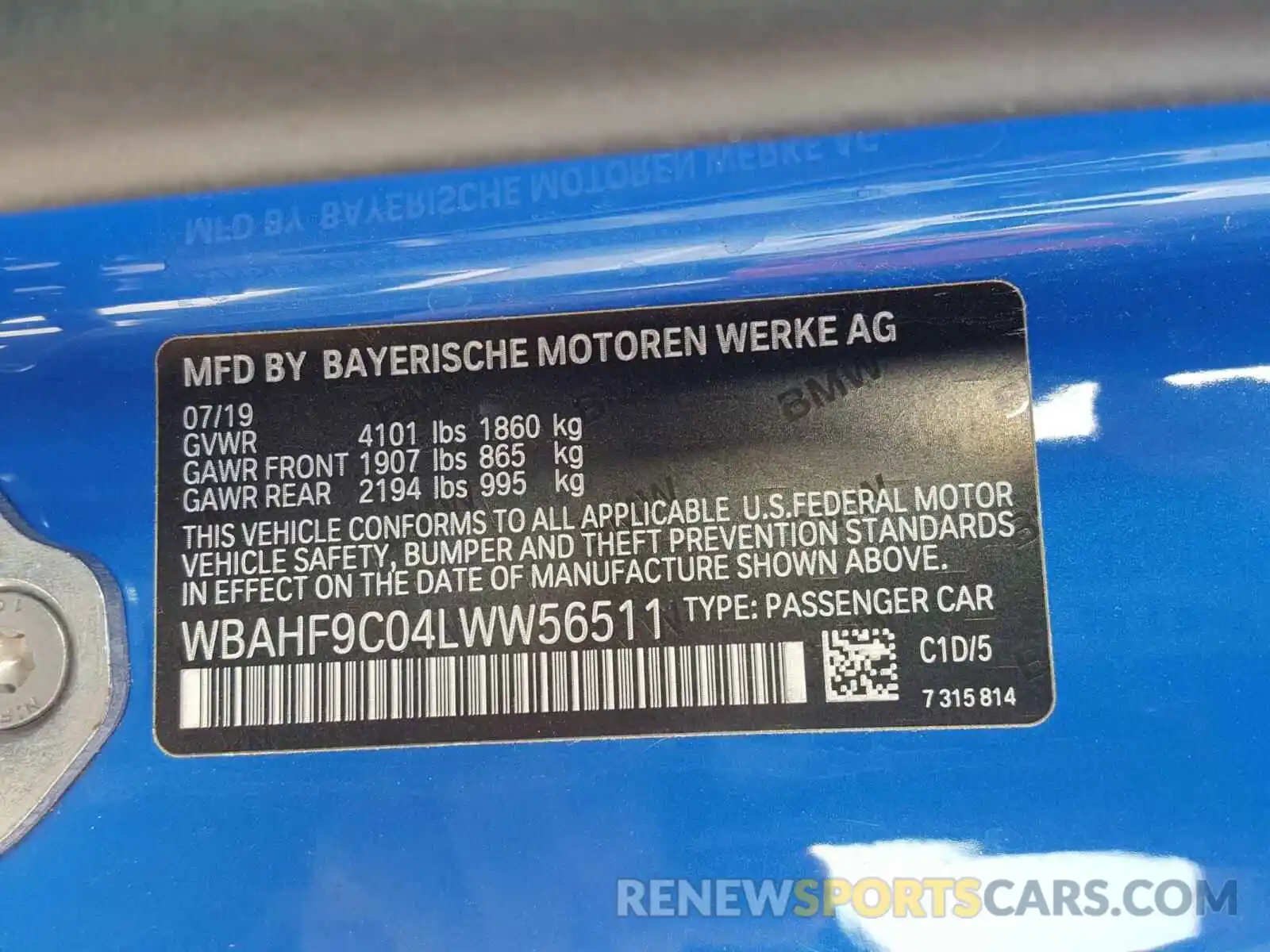 10 Фотография поврежденного автомобиля WBAHF9C04LWW56511 BMW Z4 2020