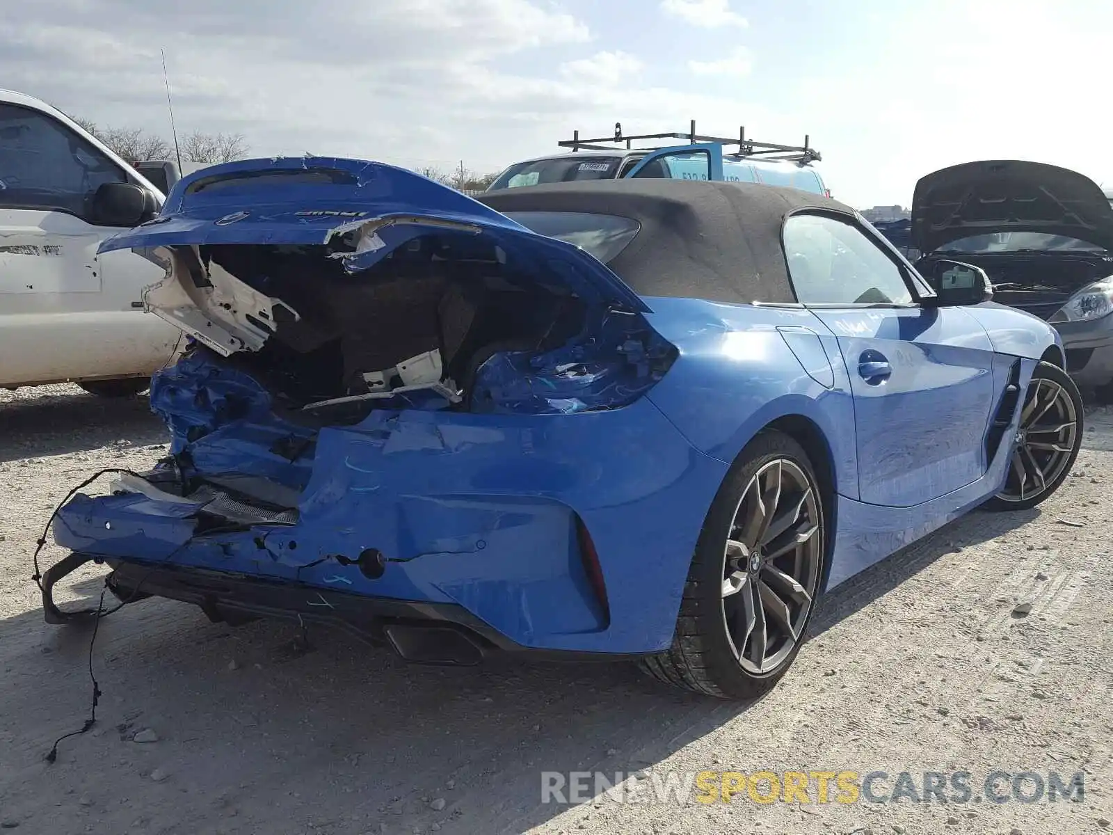 4 Фотография поврежденного автомобиля WBAHF9C04LWW56511 BMW Z4 2020