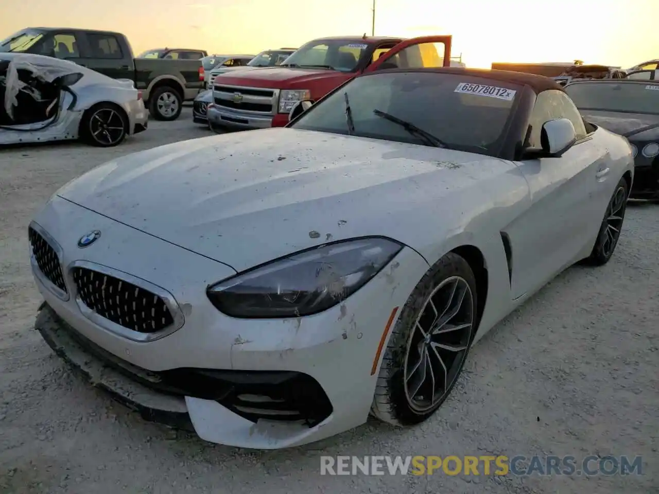 2 Photograph of a damaged car WBAHF3C01MWX25752 BMW Z4 2021