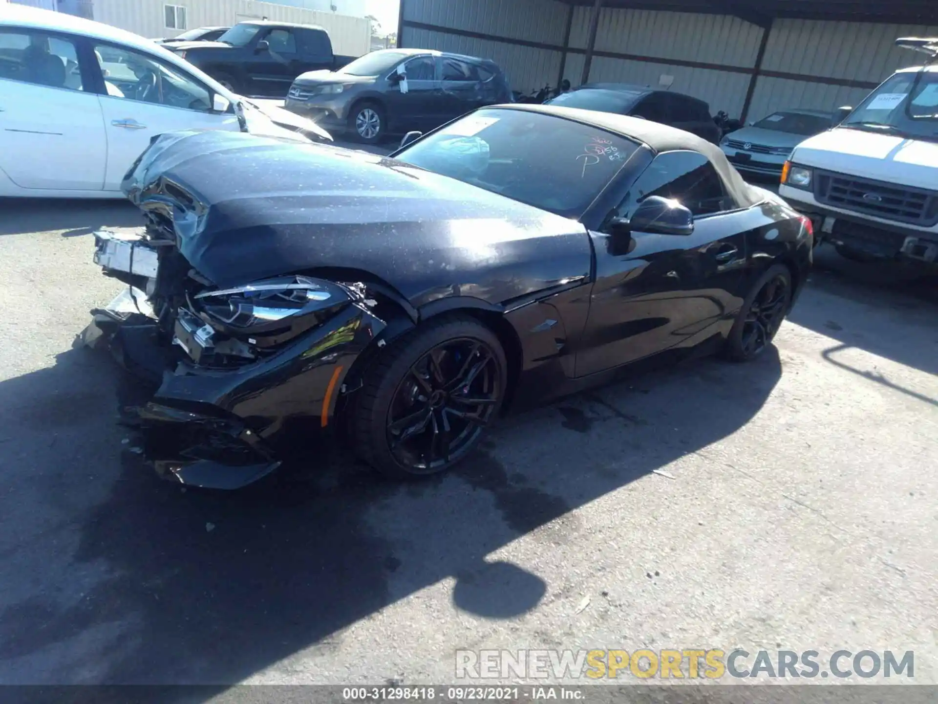 2 Photograph of a damaged car WBAHF9C08MWX27792 BMW Z4 2021