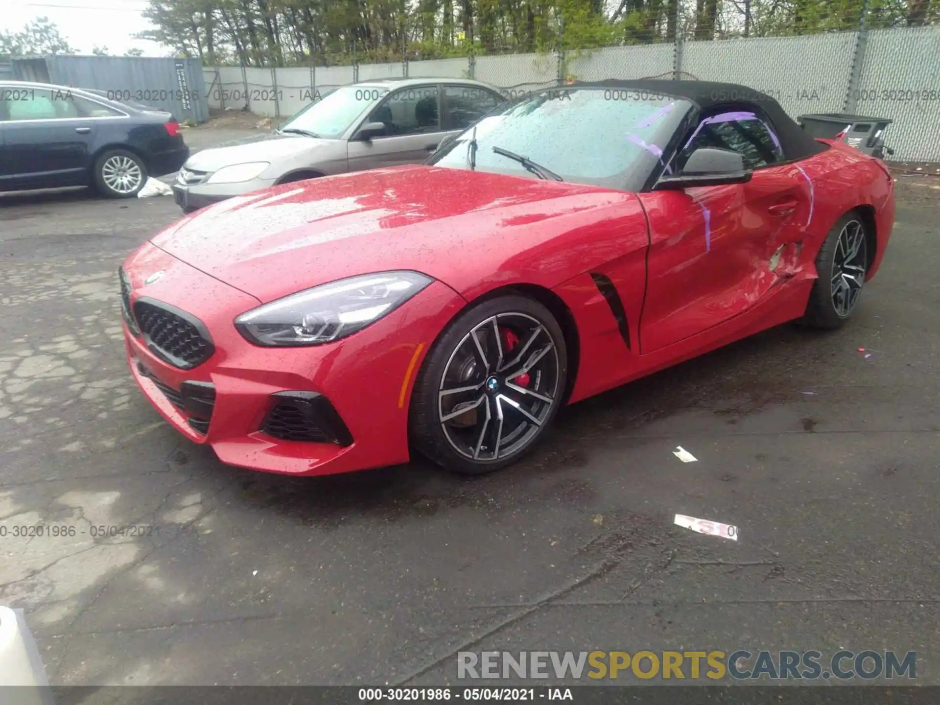 2 Photograph of a damaged car WBAHF9C09MWX15084 BMW Z4 2021