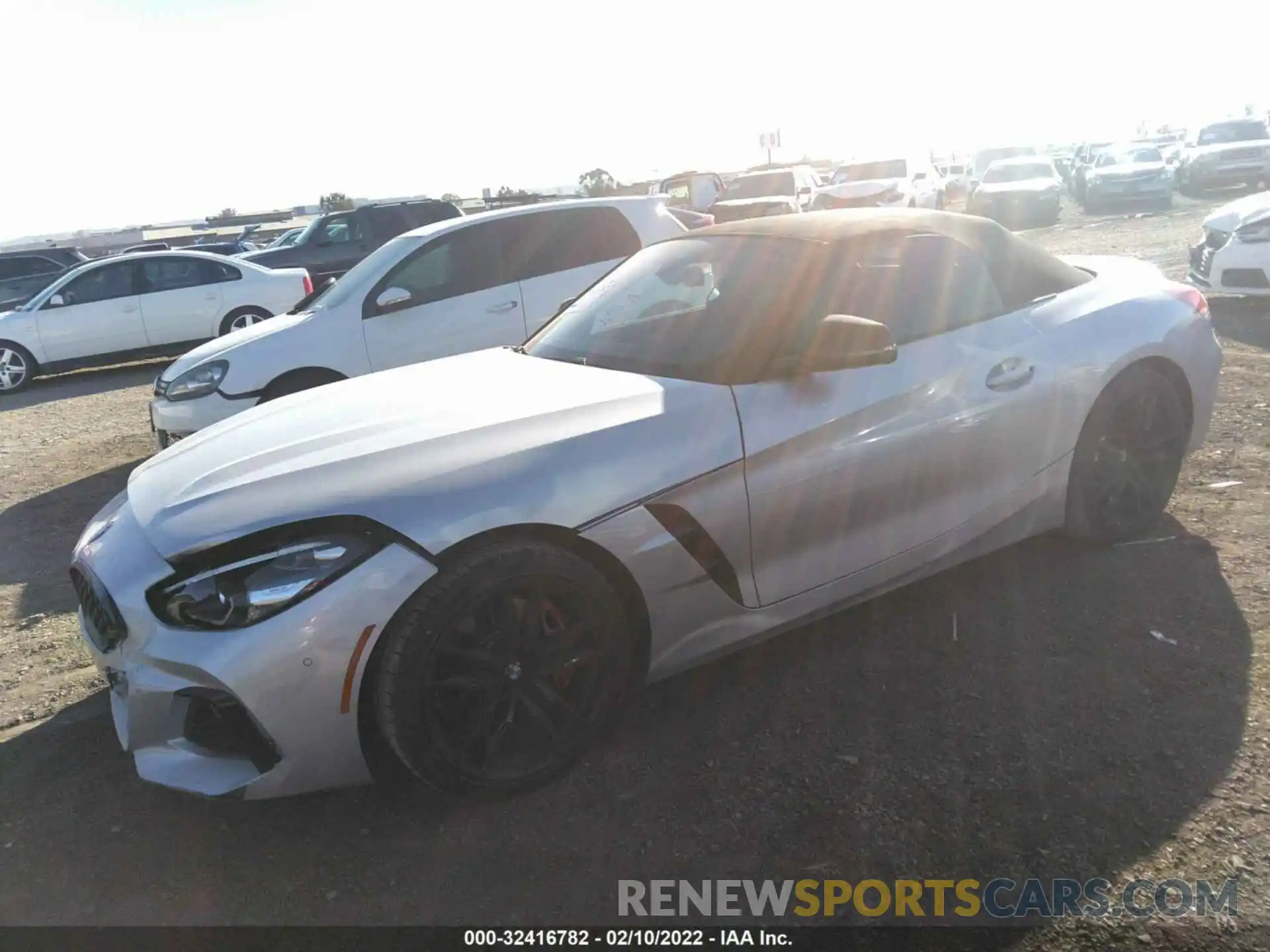 2 Photograph of a damaged car WBAHF3C06NWX45481 BMW Z4 2022