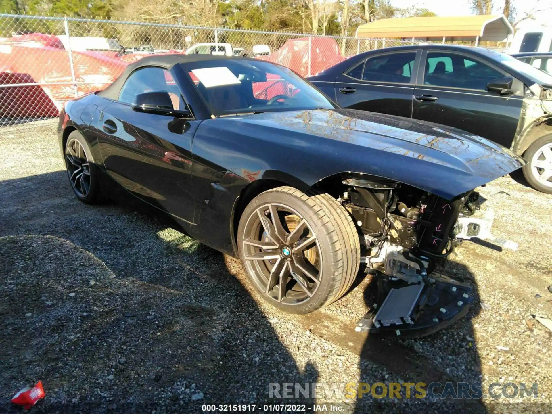 1 Photograph of a damaged car WBAHF3C07NWX40693 BMW Z4 2022