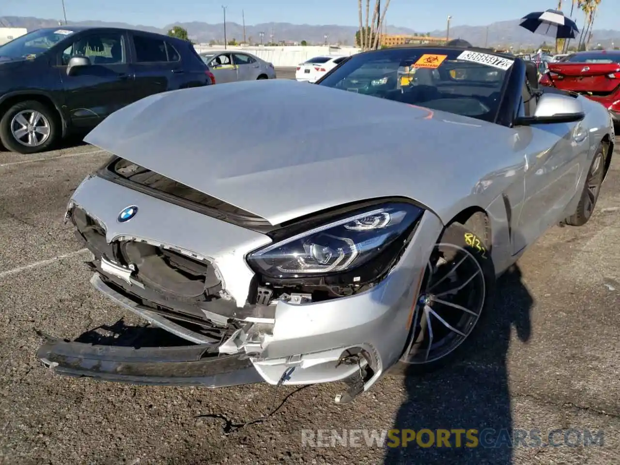 2 Photograph of a damaged car WBAHF3C08NWX42338 BMW Z4 2022