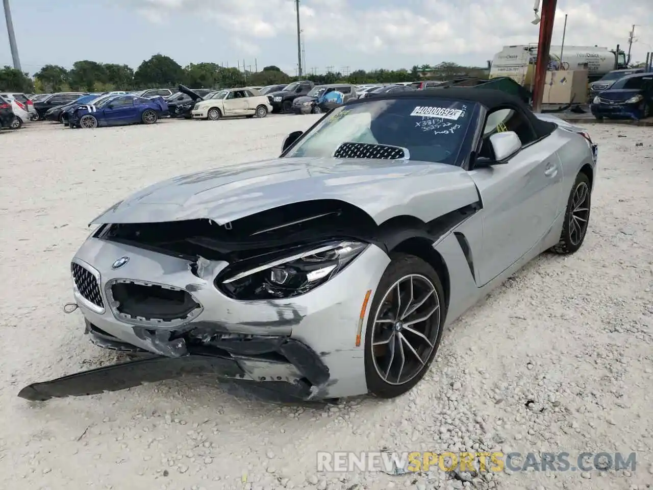 2 Photograph of a damaged car WBAHF3C0XNWX38131 BMW Z4 2022