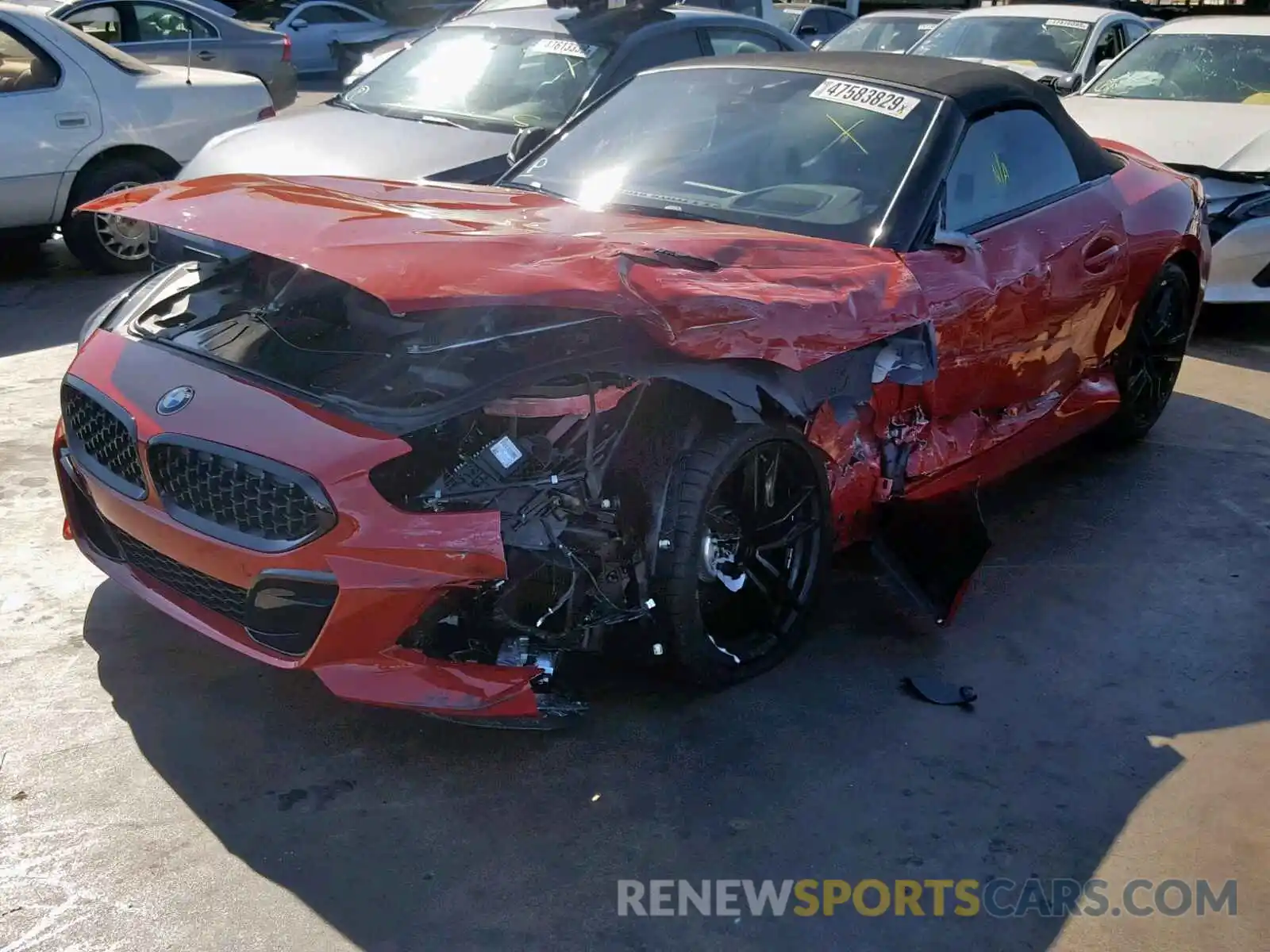 2 Photograph of a damaged car WBAHF9C09LWW37209 BMW Z4 M40I 2020