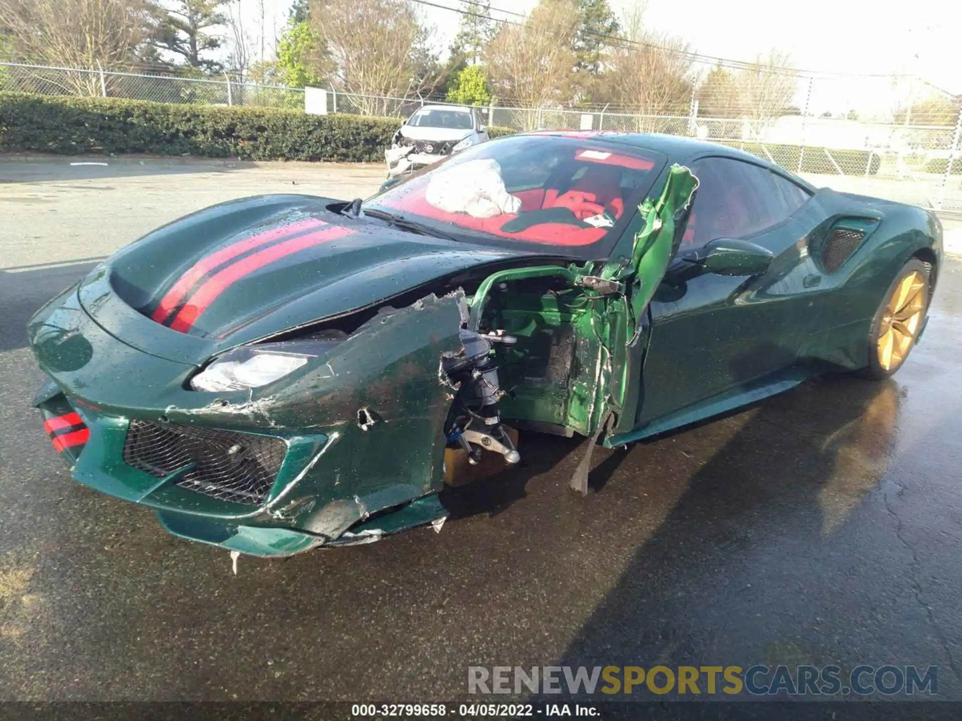 2 Photograph of a damaged car ZFF90HLA5L0258062 FERRARI 488 PISTA 2020