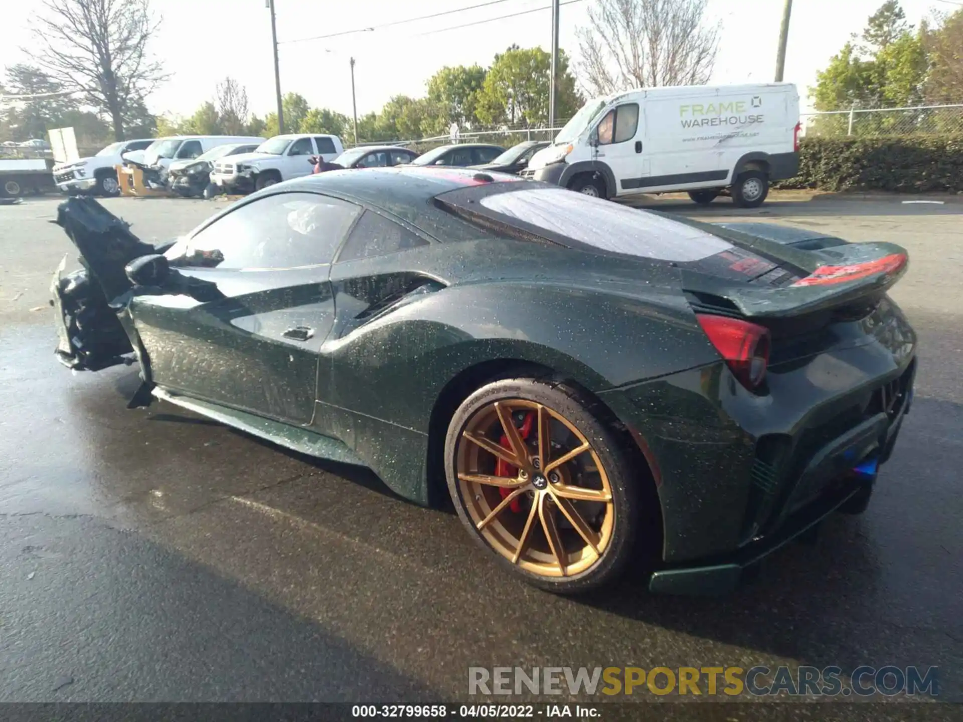 3 Photograph of a damaged car ZFF90HLA5L0258062 FERRARI 488 PISTA 2020