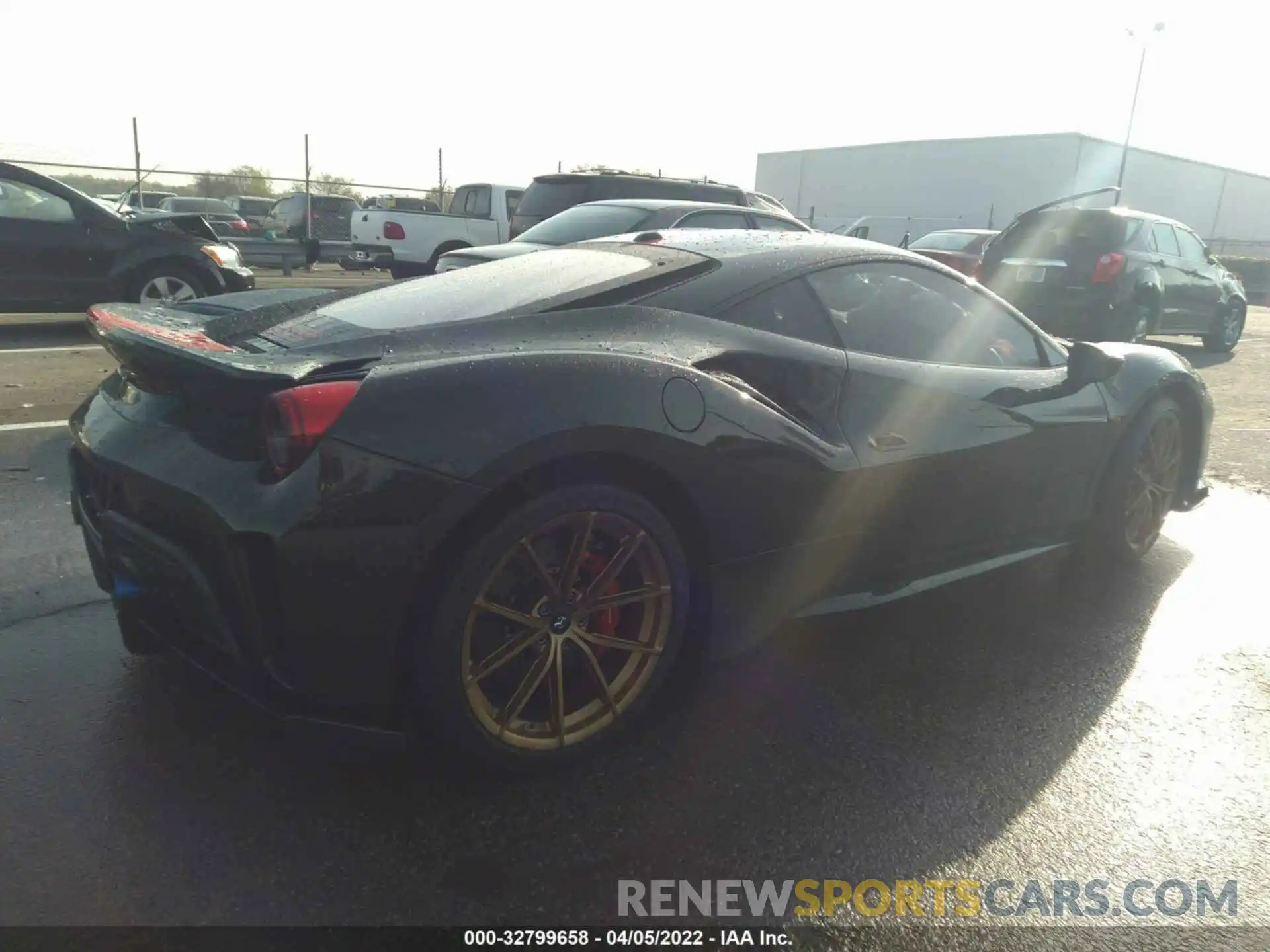 4 Photograph of a damaged car ZFF90HLA5L0258062 FERRARI 488 PISTA 2020