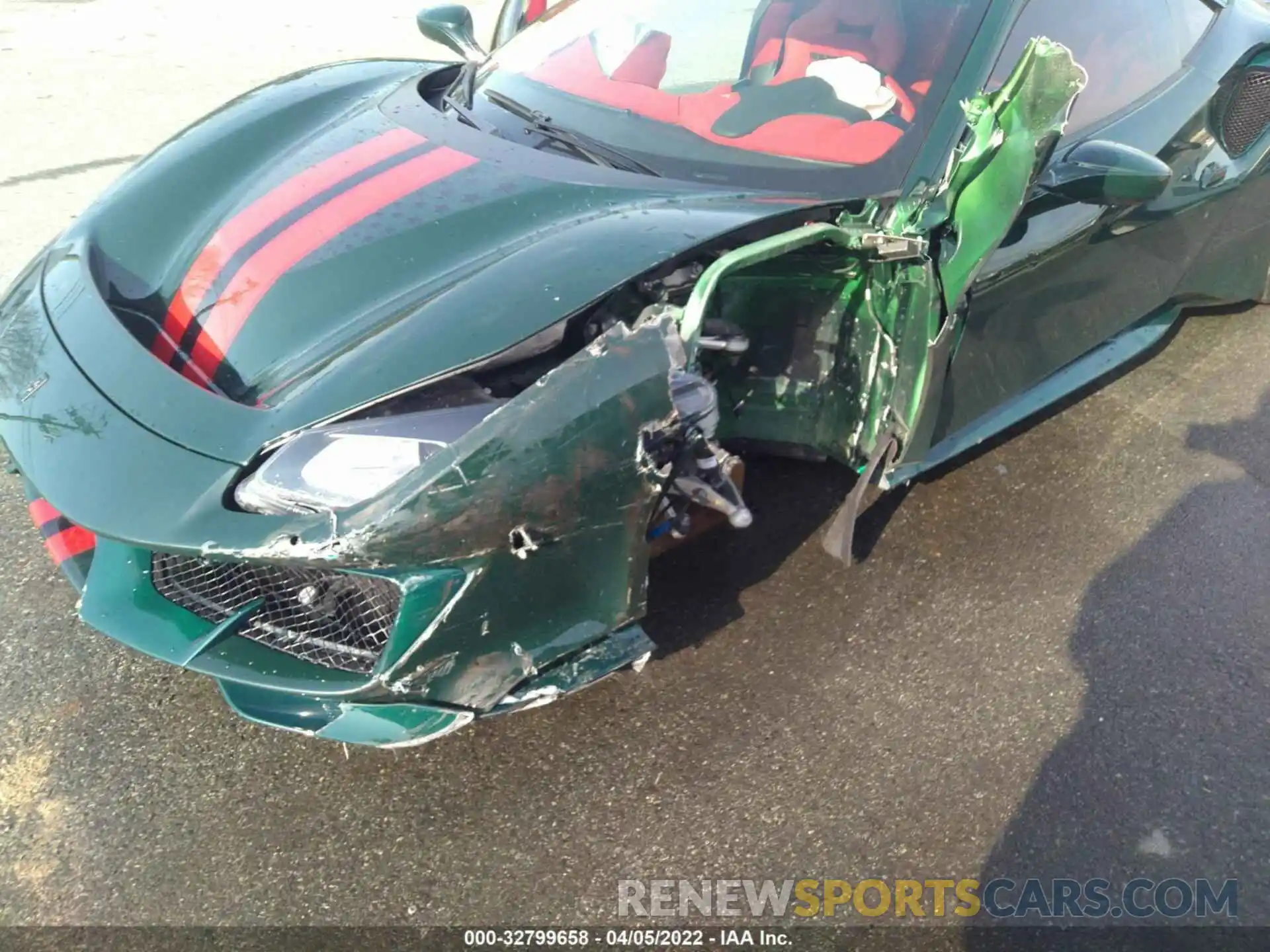 6 Photograph of a damaged car ZFF90HLA5L0258062 FERRARI 488 PISTA 2020