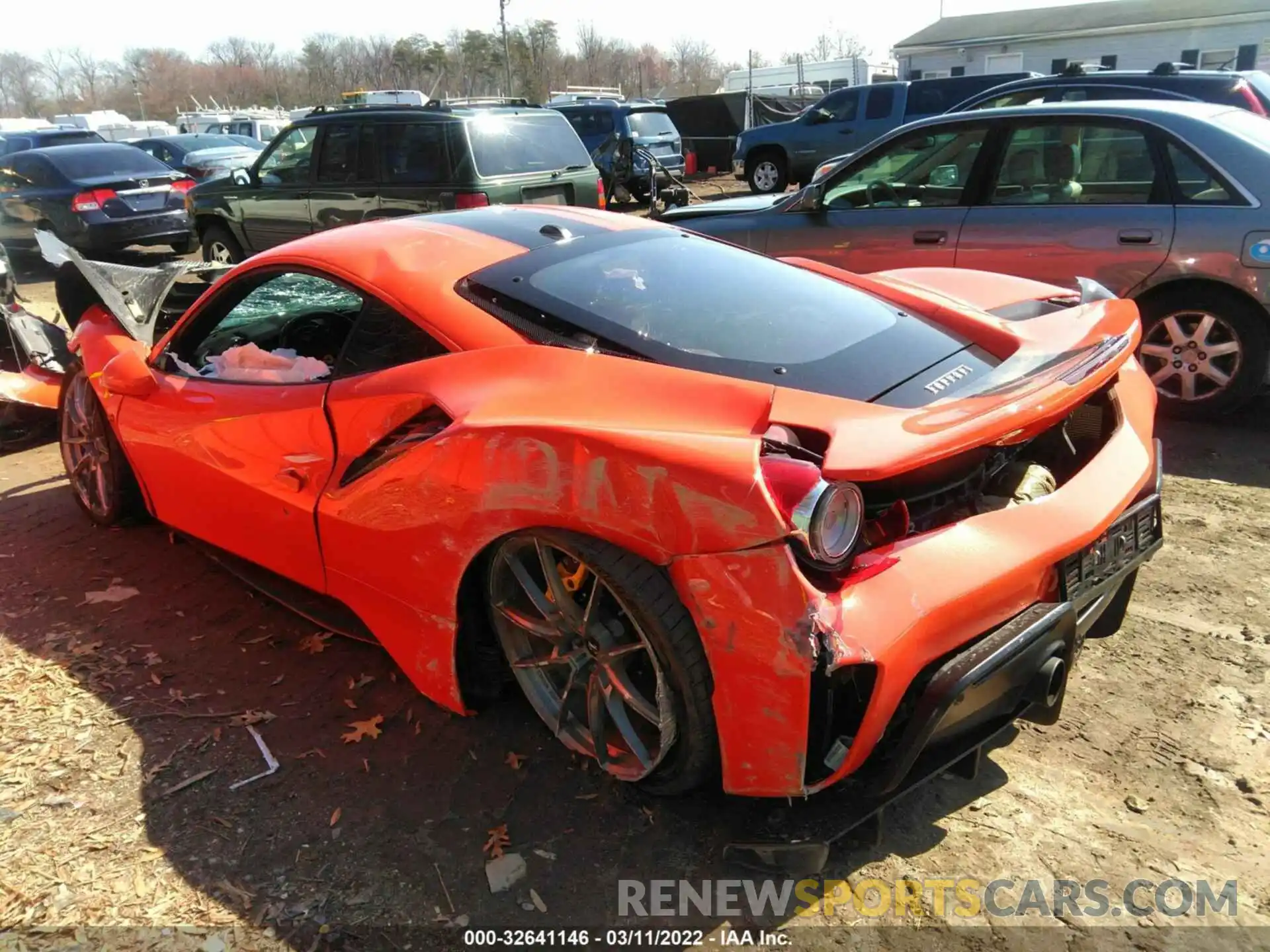 3 Photograph of a damaged car ZFF90HLA8L0249548 FERRARI 488 PISTA 2020