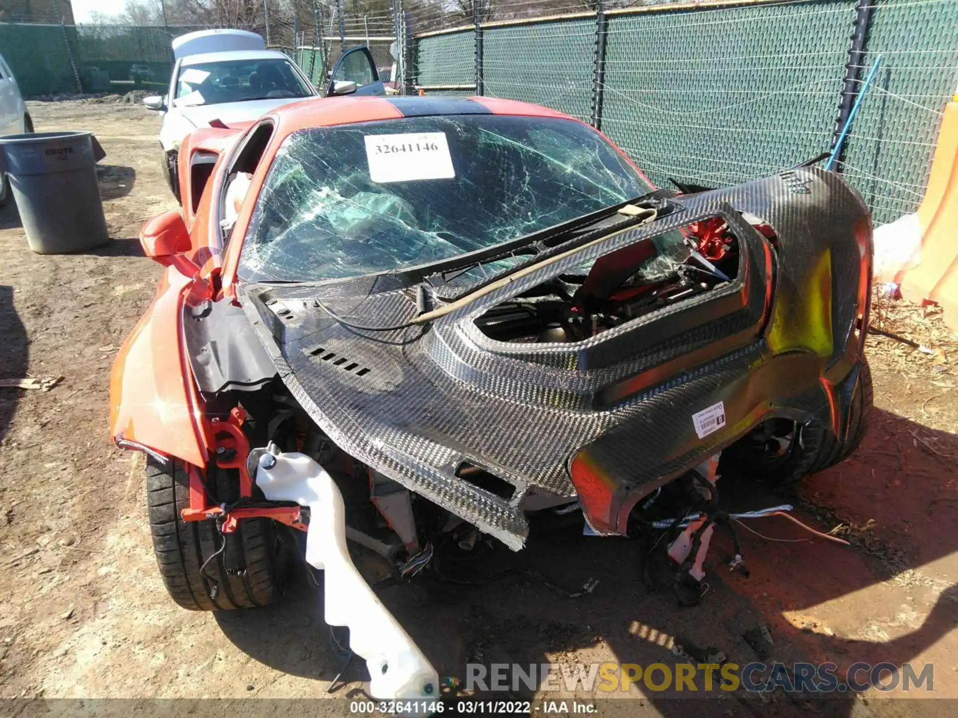 6 Photograph of a damaged car ZFF90HLA8L0249548 FERRARI 488 PISTA 2020