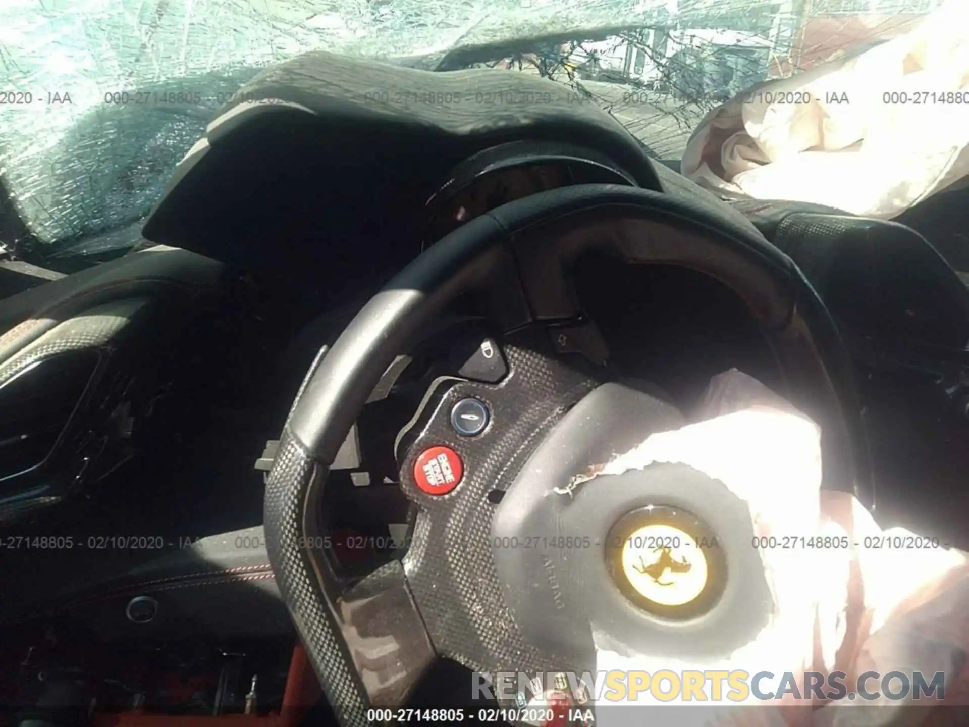 7 Photograph of a damaged car ZFF80AMA6K0239665 FERRARI 488 SPIDER 2019