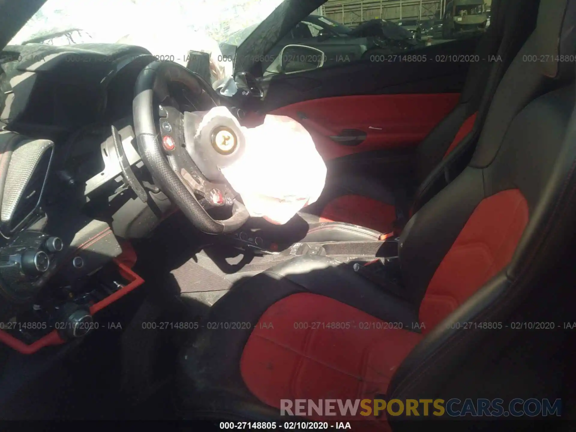 8 Photograph of a damaged car ZFF80AMA6K0239665 FERRARI 488 SPIDER 2019