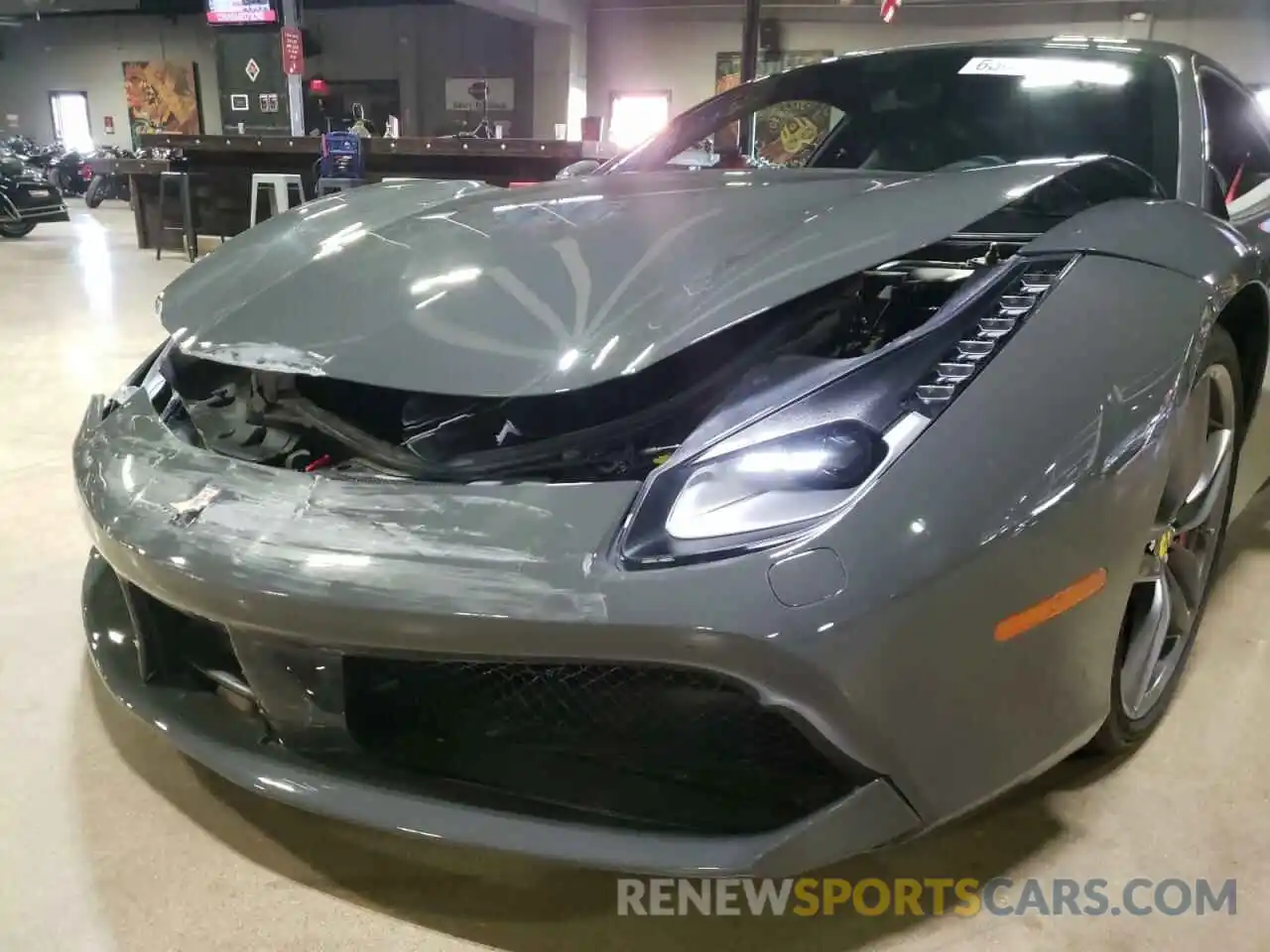 10 Photograph of a damaged car ZFF79ALA7K0245624 FERRARI ALL MODELS 2019