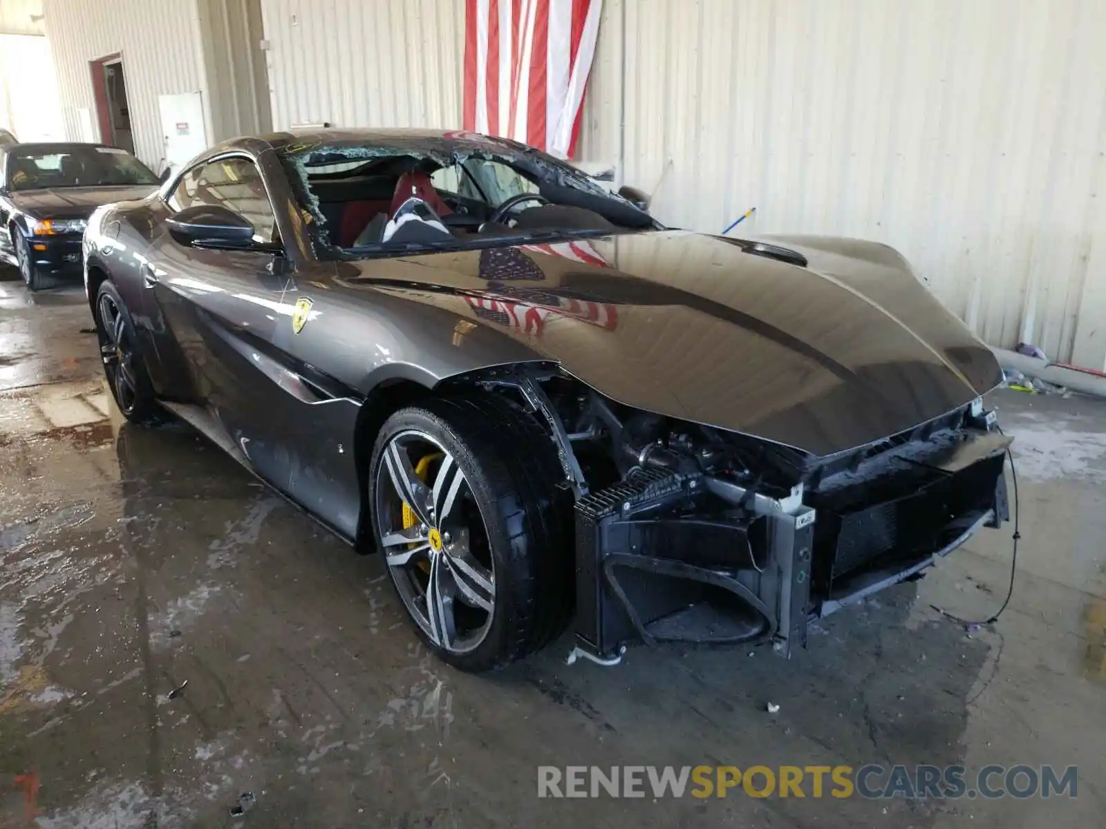 1 Photograph of a damaged car ZFF89FPA5K0240143 FERRARI ALL MODELS 2019