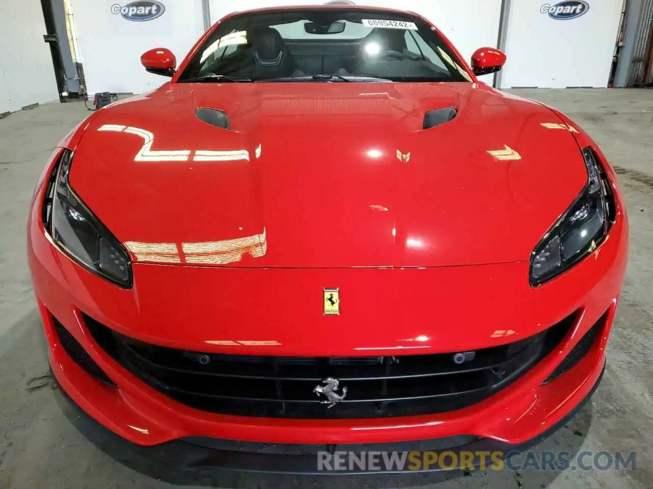 1 Photograph of a damaged car ZFF89FPA8K0247474 FERRARI ALL MODELS 2019